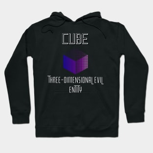 Cube Three dimensional evil entity Hoodie